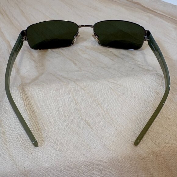 Mandarina Duck Small Metal/Olive Green Striped/Tinted Sunglasses MD 45191 - Picture 3 of 7